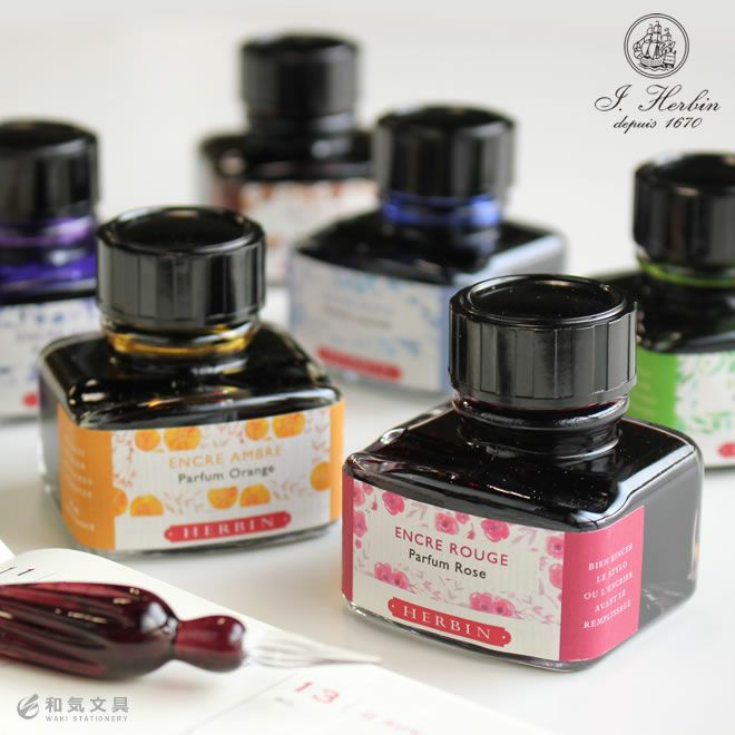 エルバン J.HERBIN 香りつきインク 通販 文房具の和気文具