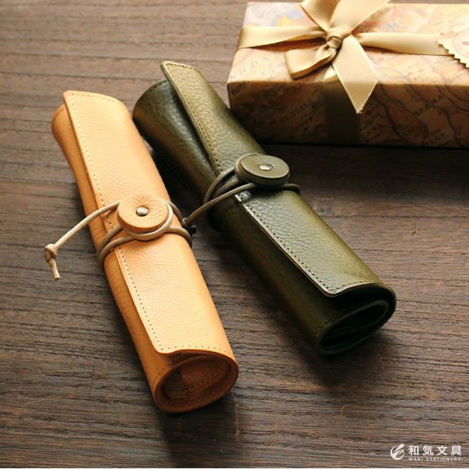 ミネルバボックス レザーロールペンケース【名入れ 無料】 ◇ 通販