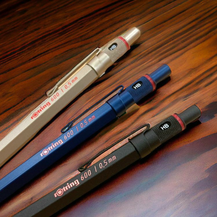 ロットリング600 ROTRING メカニカルシャープペンシル 0.5mm【名入れ 無料】 デザイン おしゃれ シャーペン シャープペン 高級 通販  文房具の和気文具