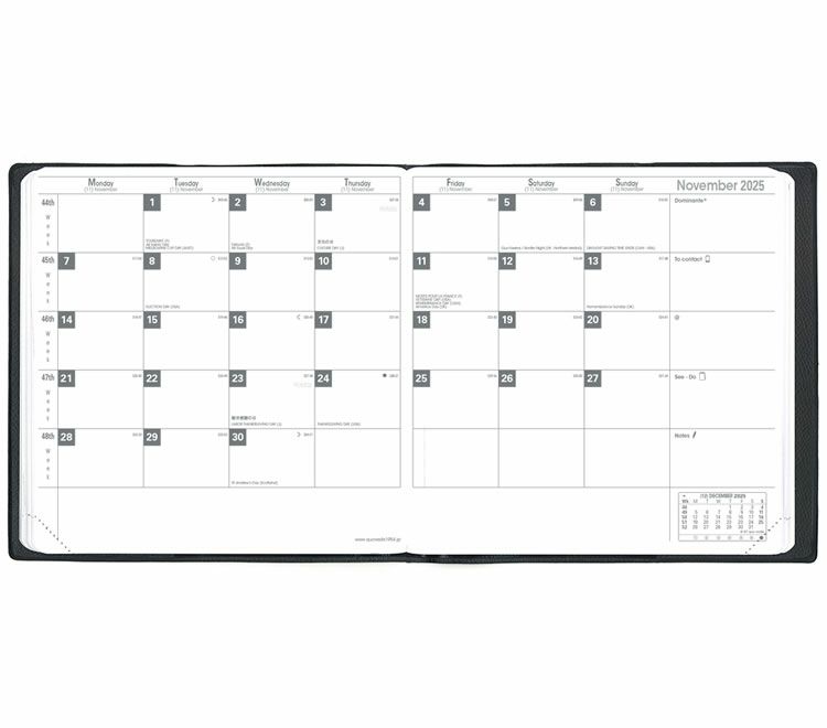 手帳 2023年】クオバディス 月間 ブロック 16×16cm正方形 カレプラン クラブ【メール便送料無料】 通販 文房具の和気文具