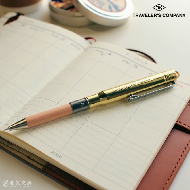 ブラス 万年筆 無垢 TRAVELER'S COMPANY トラベラーズカンパニー 真鍮