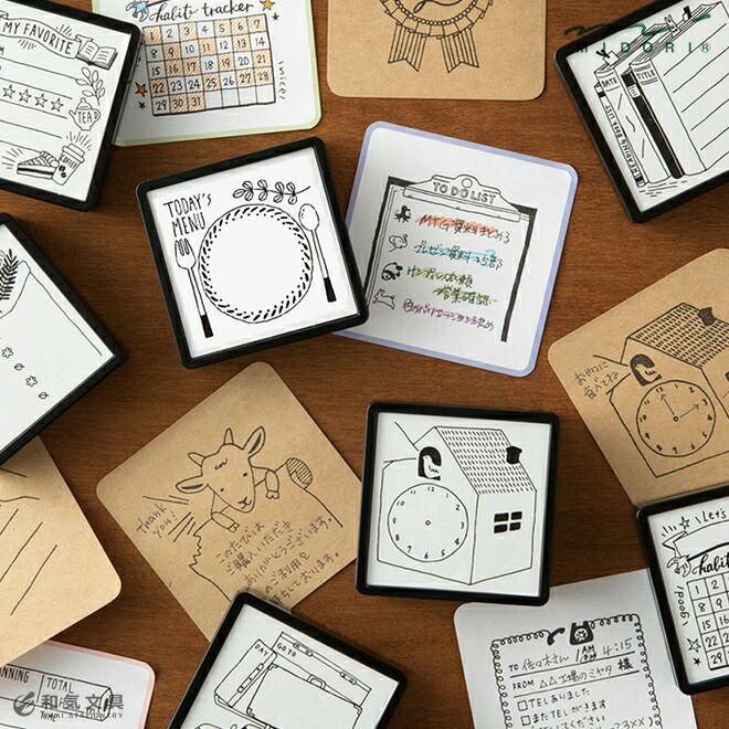 ふせんに模様を描いたらこんなに可愛くなった 和気文具ウェブマガジン