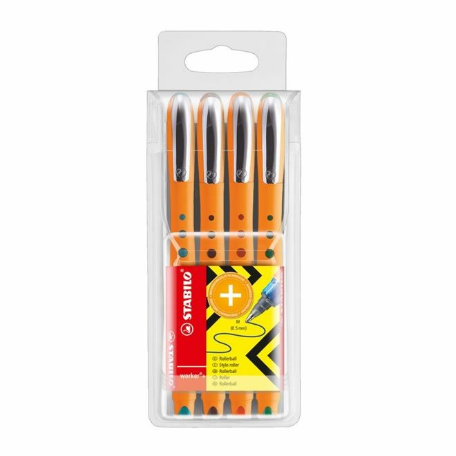 スタビロ STABILO バイオニック ワーカー・0.5mm 4色セット