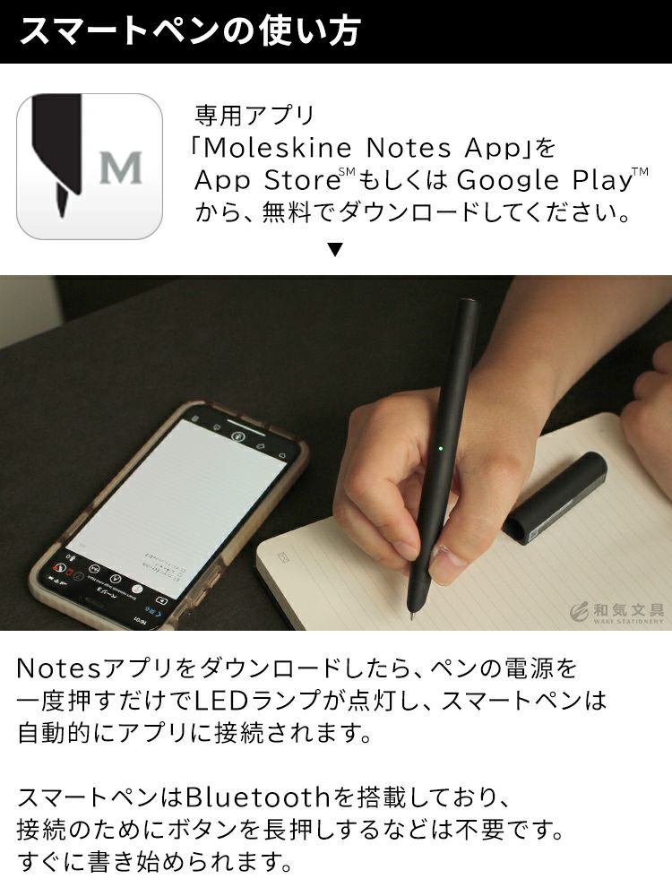 モレスキン スマートライティングセット[スマートペン + スマート 