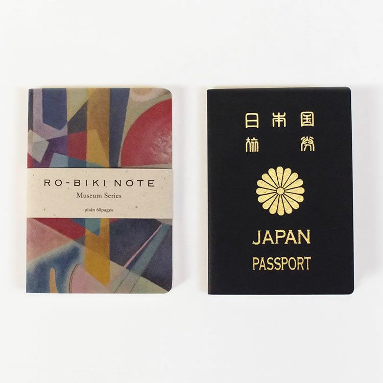 山本紙業 RO-BIKI NOTE ロウ引きノート ミュージアムシリーズ