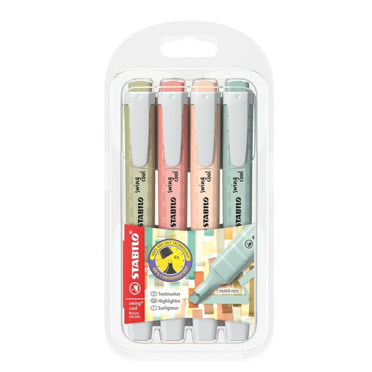 スタビロ STABILO スイングクール ネイチャーカラー 4色セット